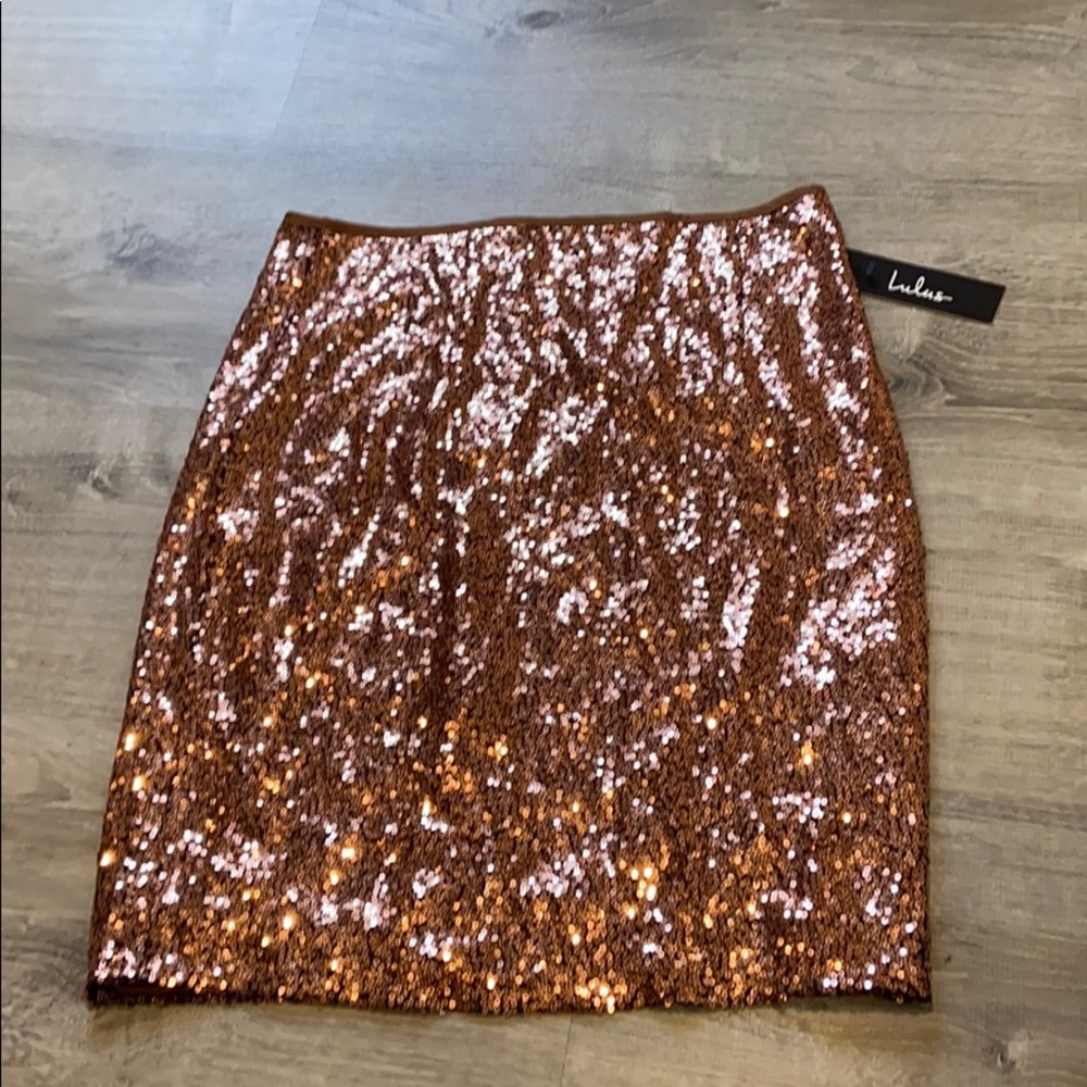 Sequin skirt
